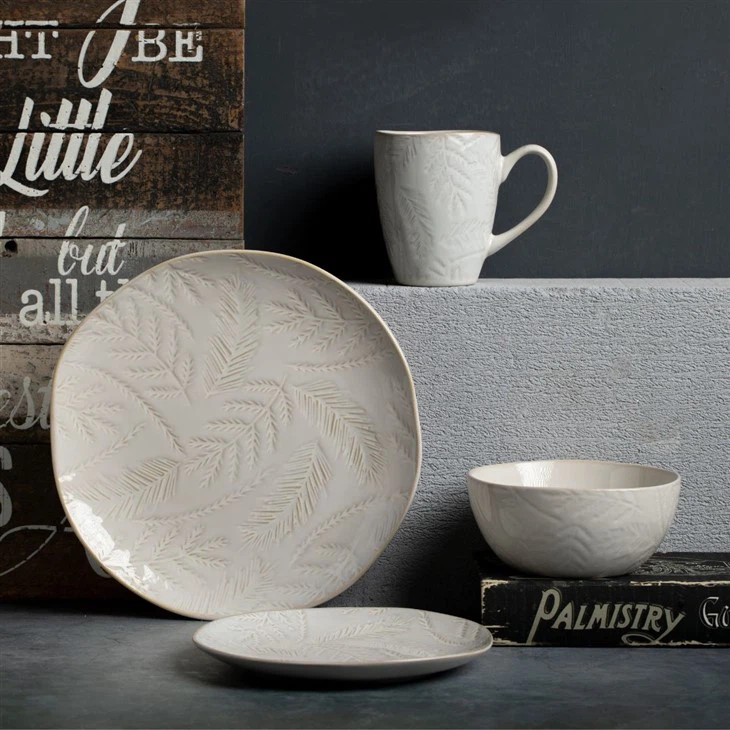 Wheat Ear Embossing Series Simple Tableware Set