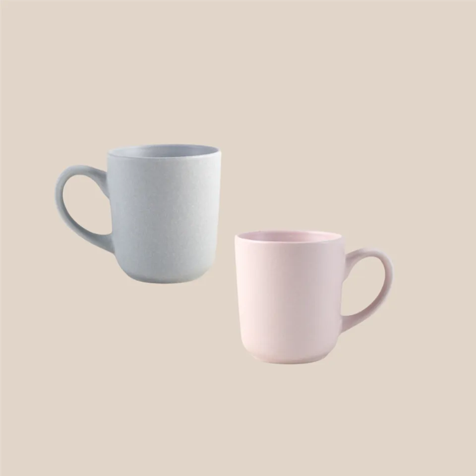 Taza de café serie Gelato-Rosa Sakura, gris plateado